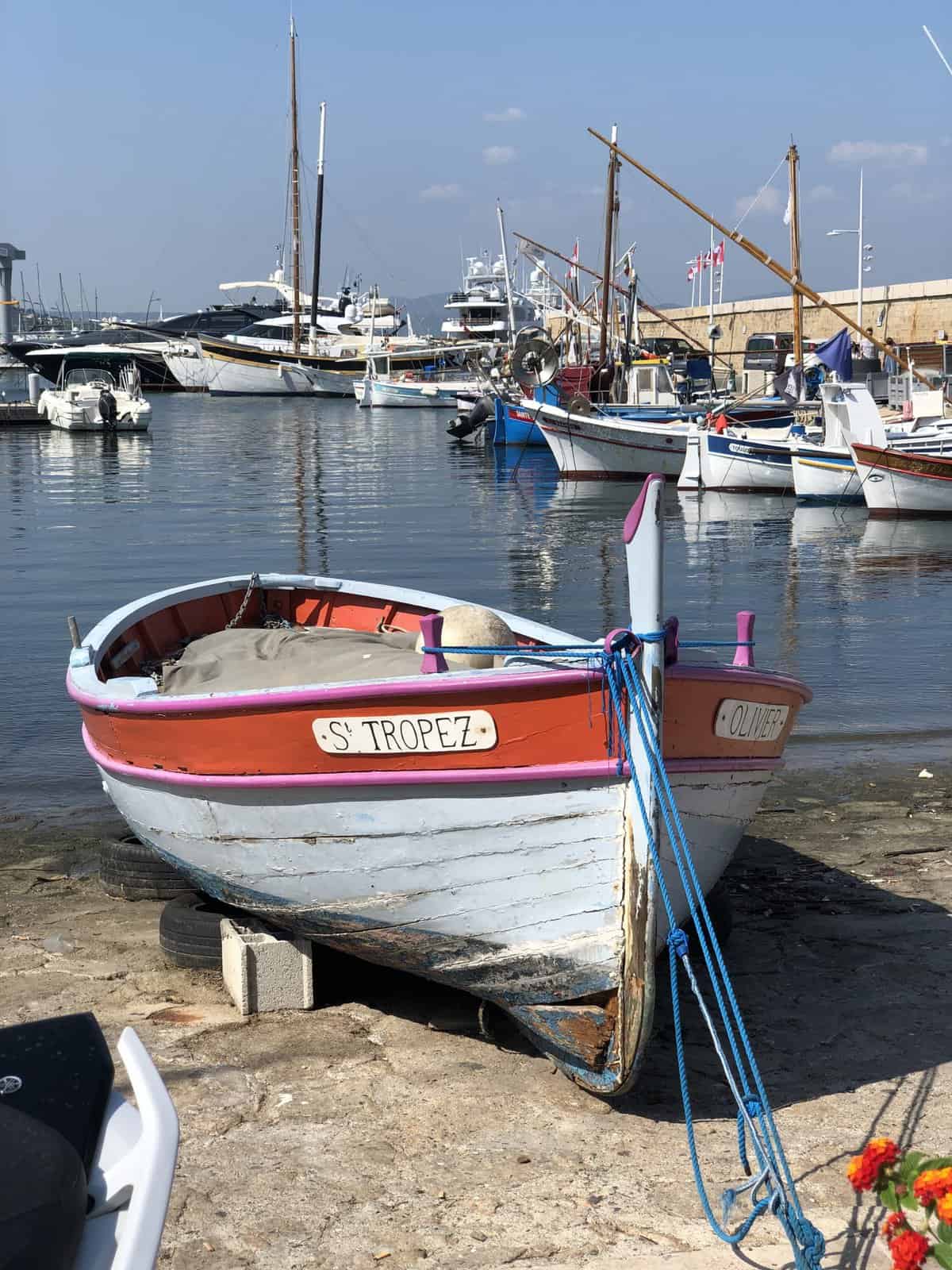 boat in st tropez
