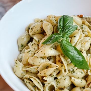 Pasta Shells with Pesto