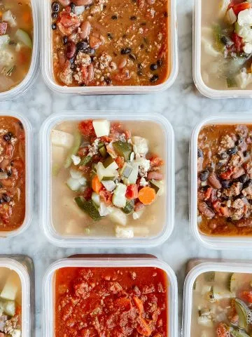 Healthy Freezer meal batch cooking