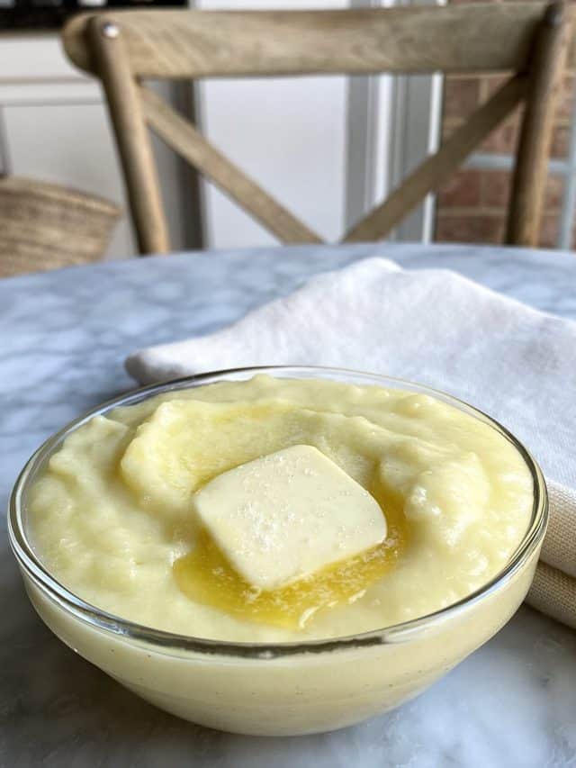 Buttery mashed potatoes