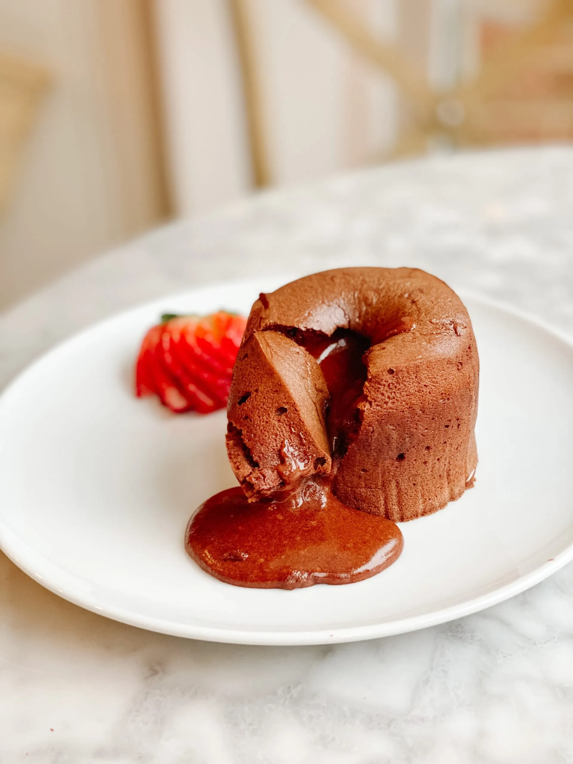 Moelleux au chocolat - molten lava chocolate cake 