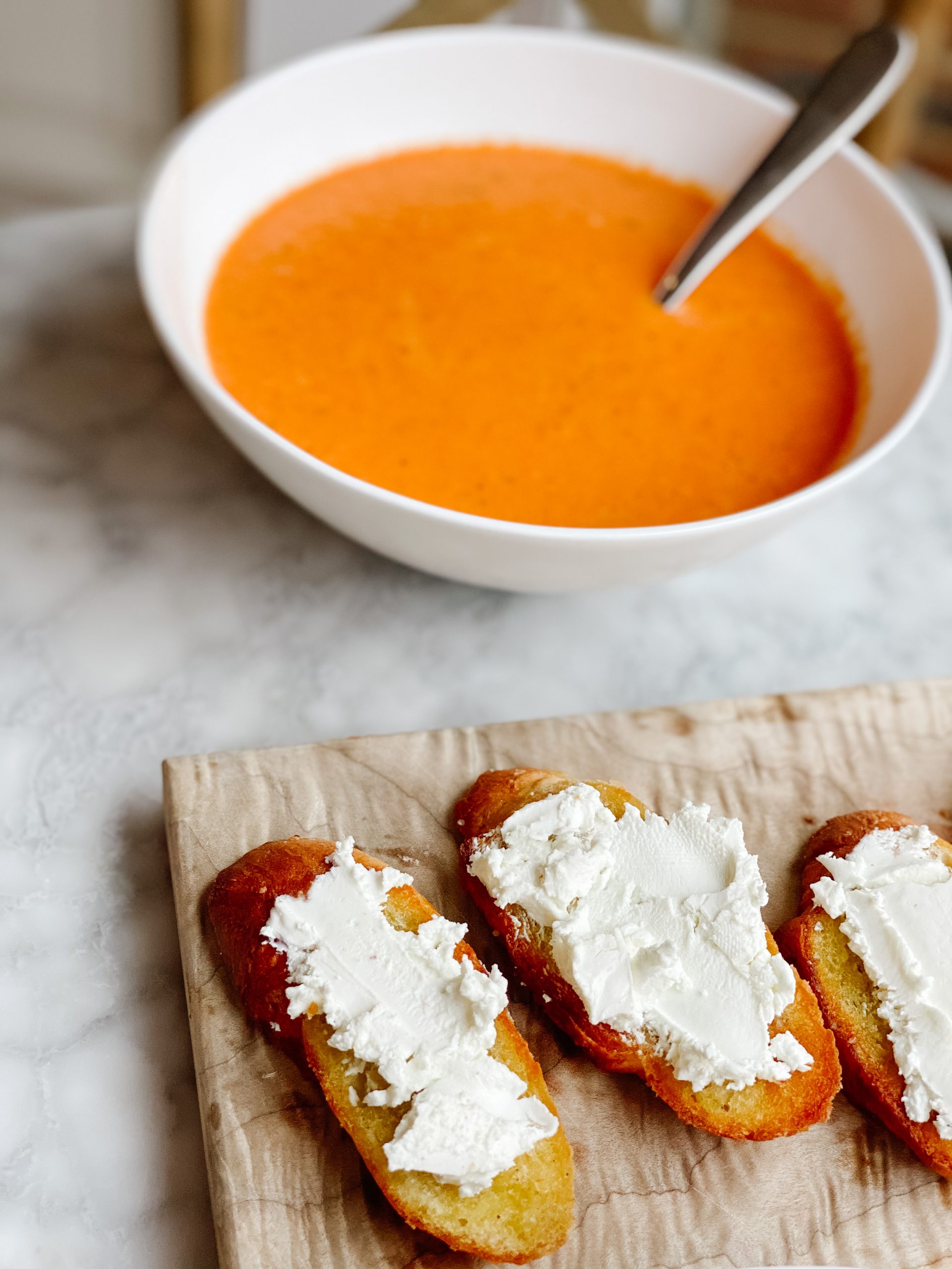 Fresh Tomato Velouté Soup - Pardon Your French
