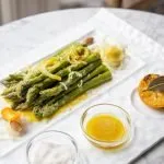 Asparagus with Champagne Citrus Vinaigrette