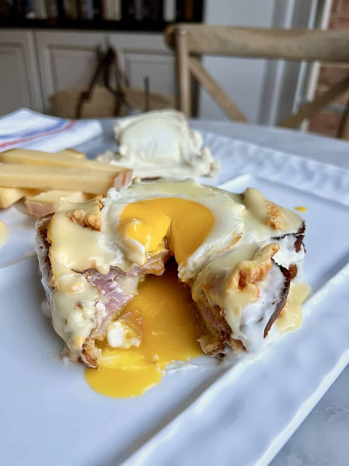 Three Cheese Croque Madame - Le Chef's Wife