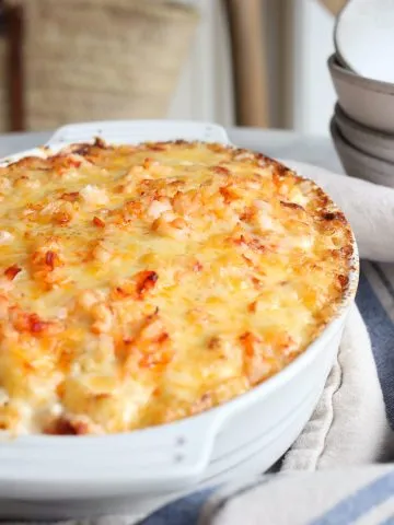 Lobster Mac and cheese gratinee 1