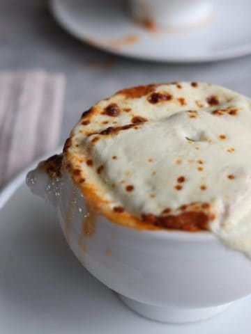 tomato soup gratinee