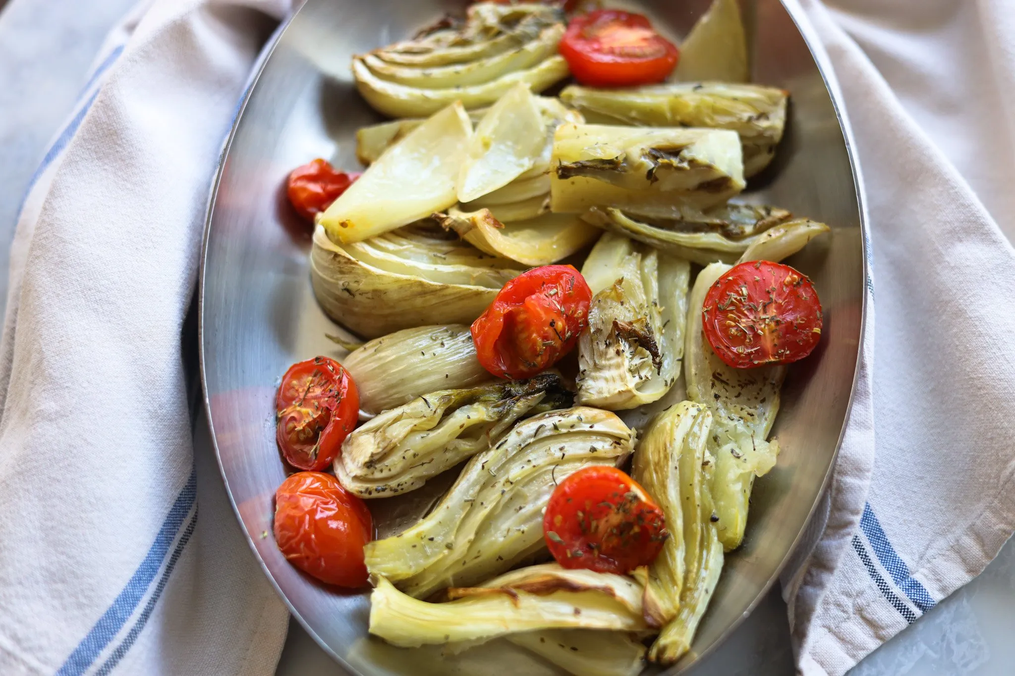 roasted fennel with tomatoes