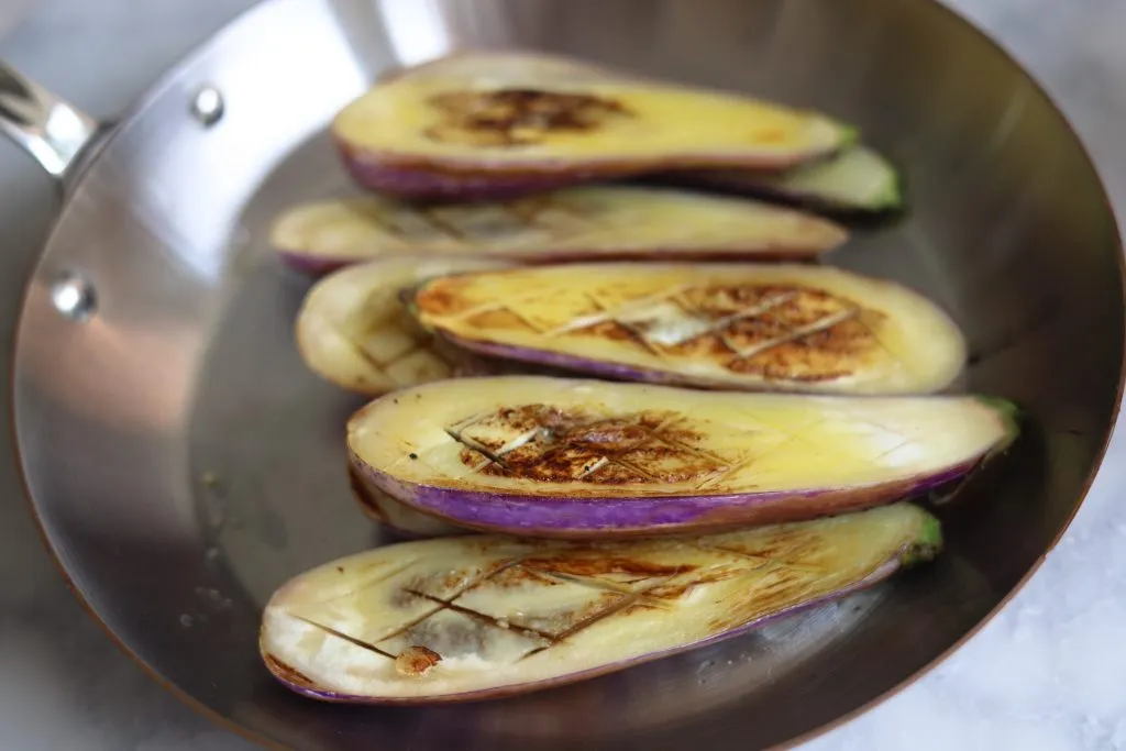 seared eggplant