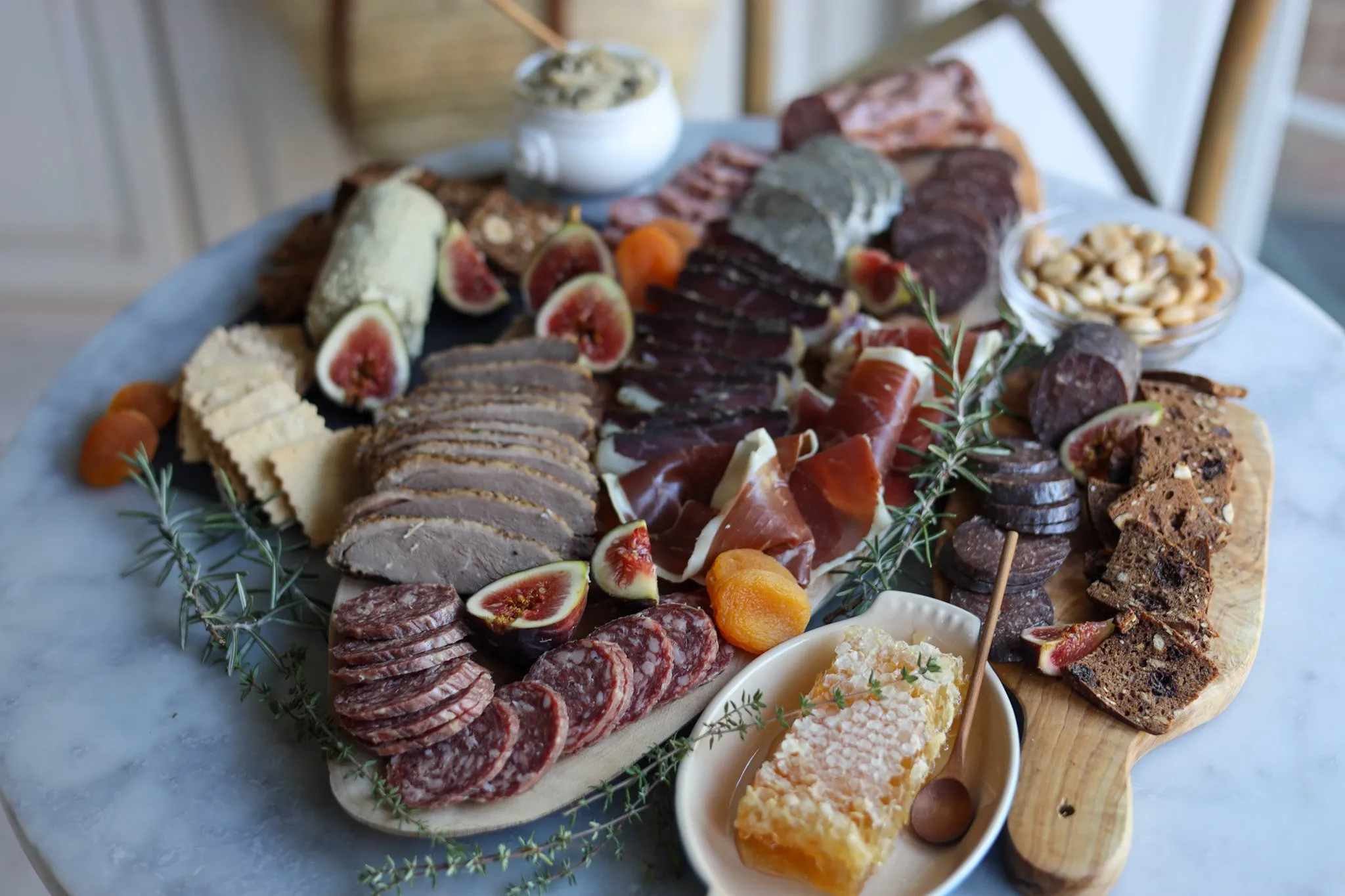 french charcuterie board