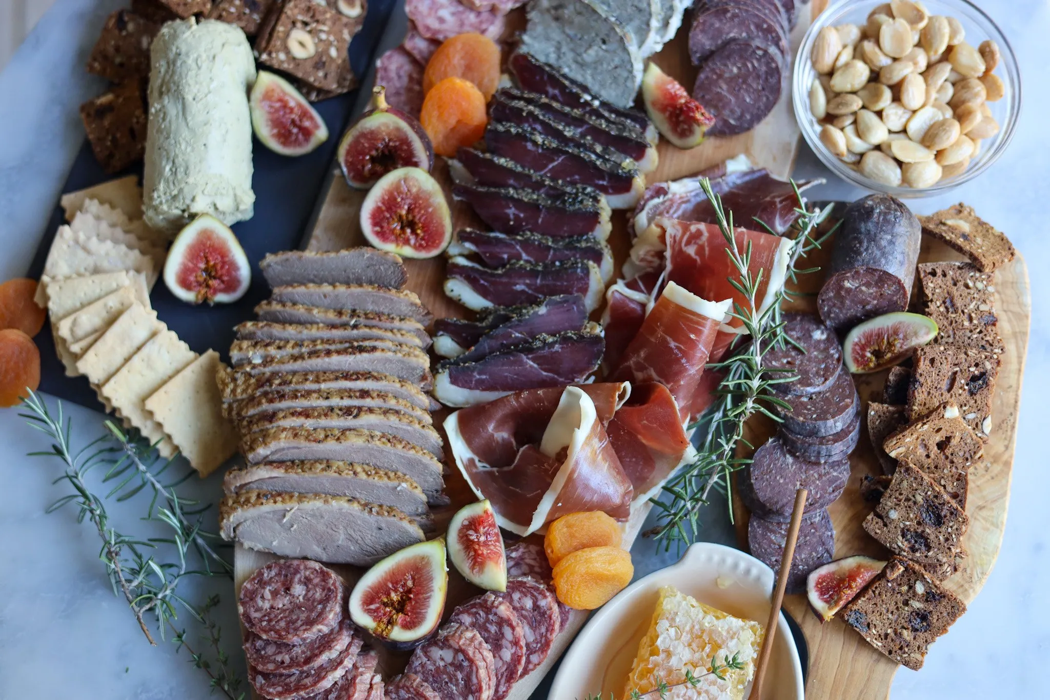 french charcuterie board