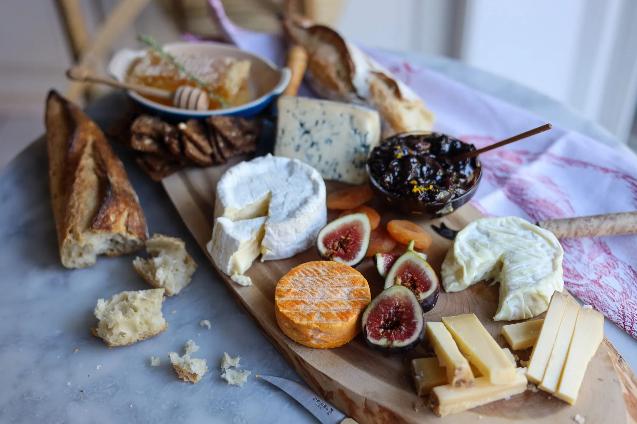 French cheese board
