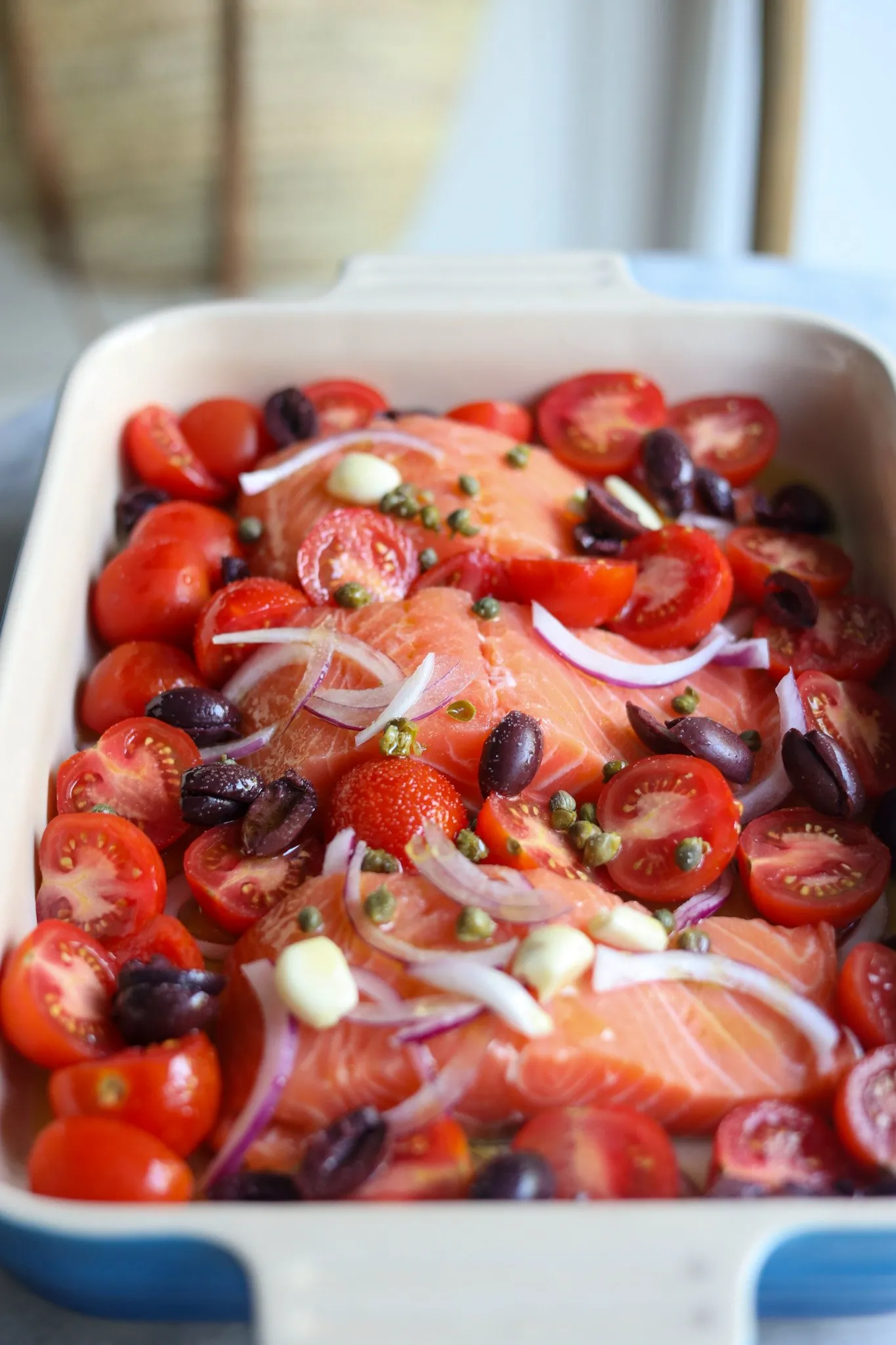 Mediterranean Salmon Ingredients