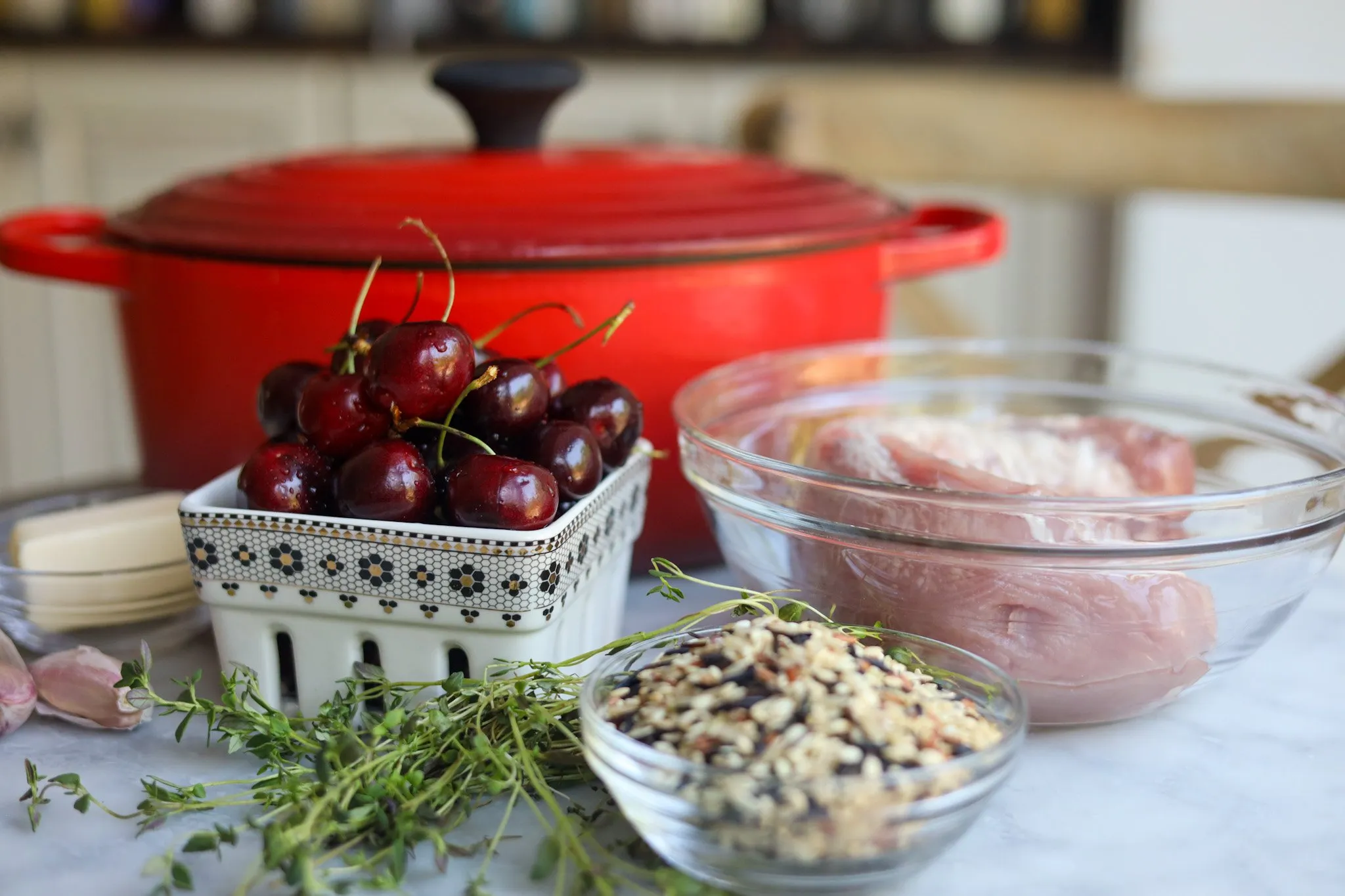 Pork tenderloin with cherry sauce ingredients