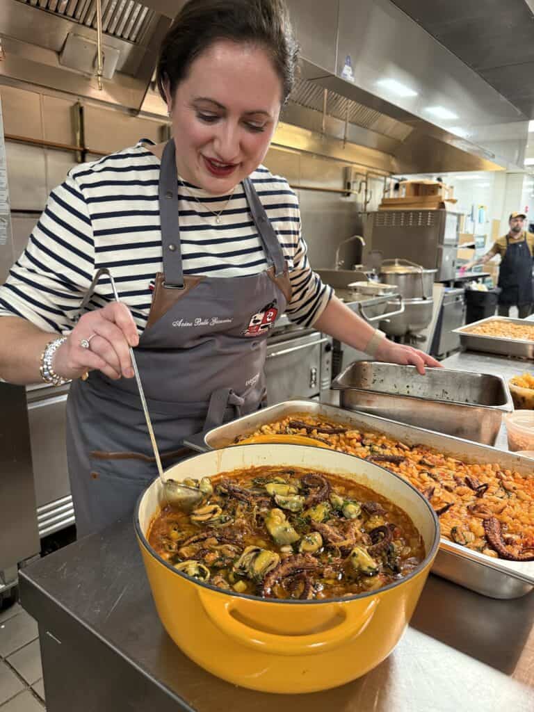 Cassoulet de la mer for the D'Artagnan Cassoulet War Competition - le chefs wife anina Belle Giannini