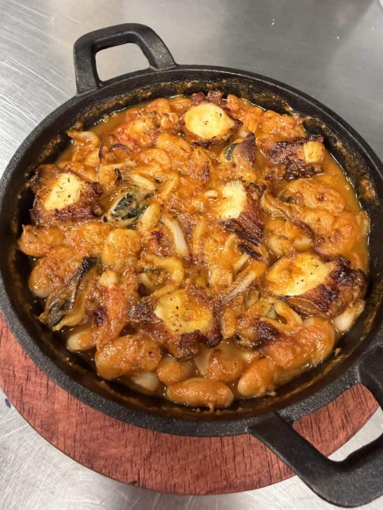 cassoulet war competition dish at l'avant-Garde