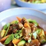 Lamb stew navarin d'agneau